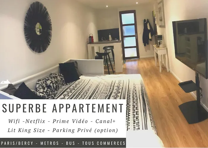 Superbe appartement Paris/Bercy (12e) wifi&Netflix